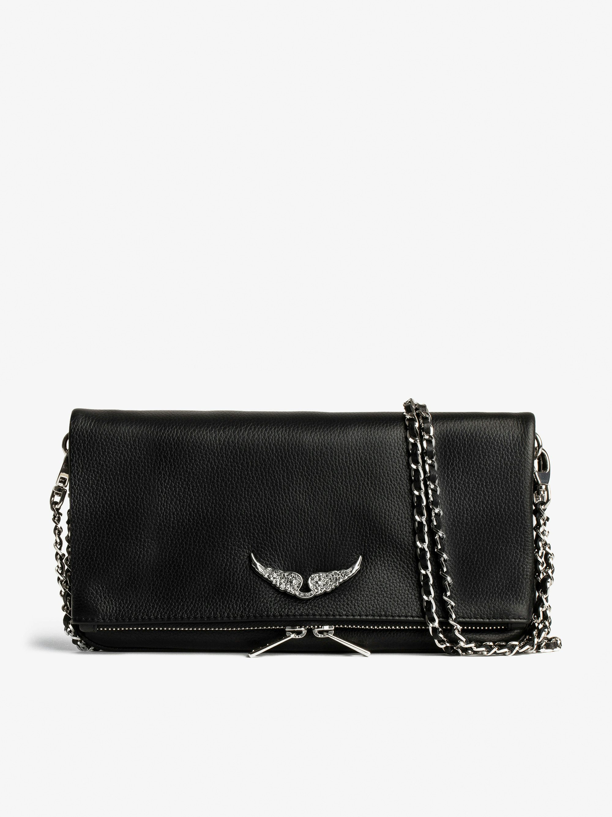 Pochette Rock Swing Your Wings - Pochette Rock  en cuir à aile Swing Your Wings interchangeables.